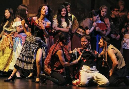 Linda as Carmen in California Opera's Carmen