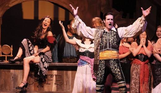 Linda as Carmen in California Opera's Carmen