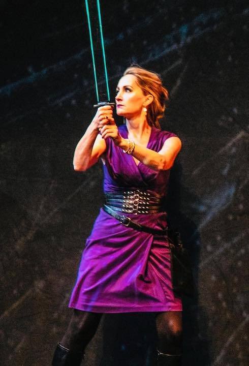 Linda as Third Lady in Opera Modesto's Magic Flute